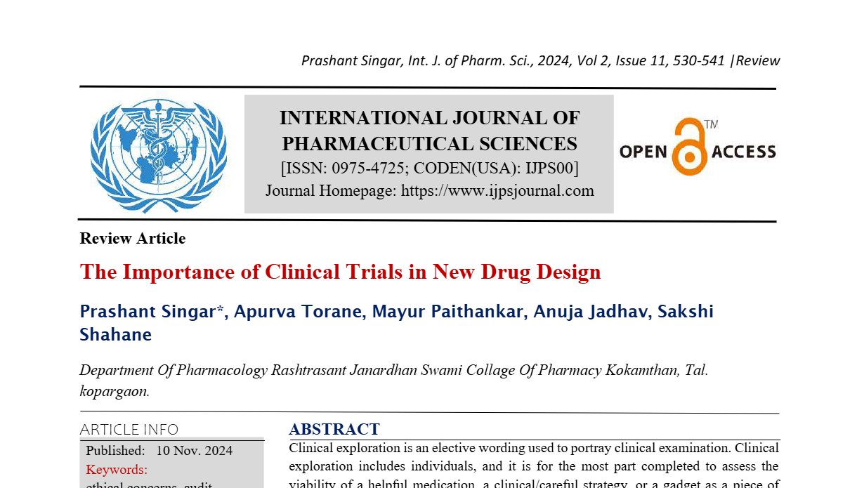 The Importance of Clinical Trials in New Drug Design  