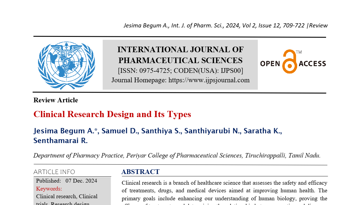 Clinical Research Design and Its Types