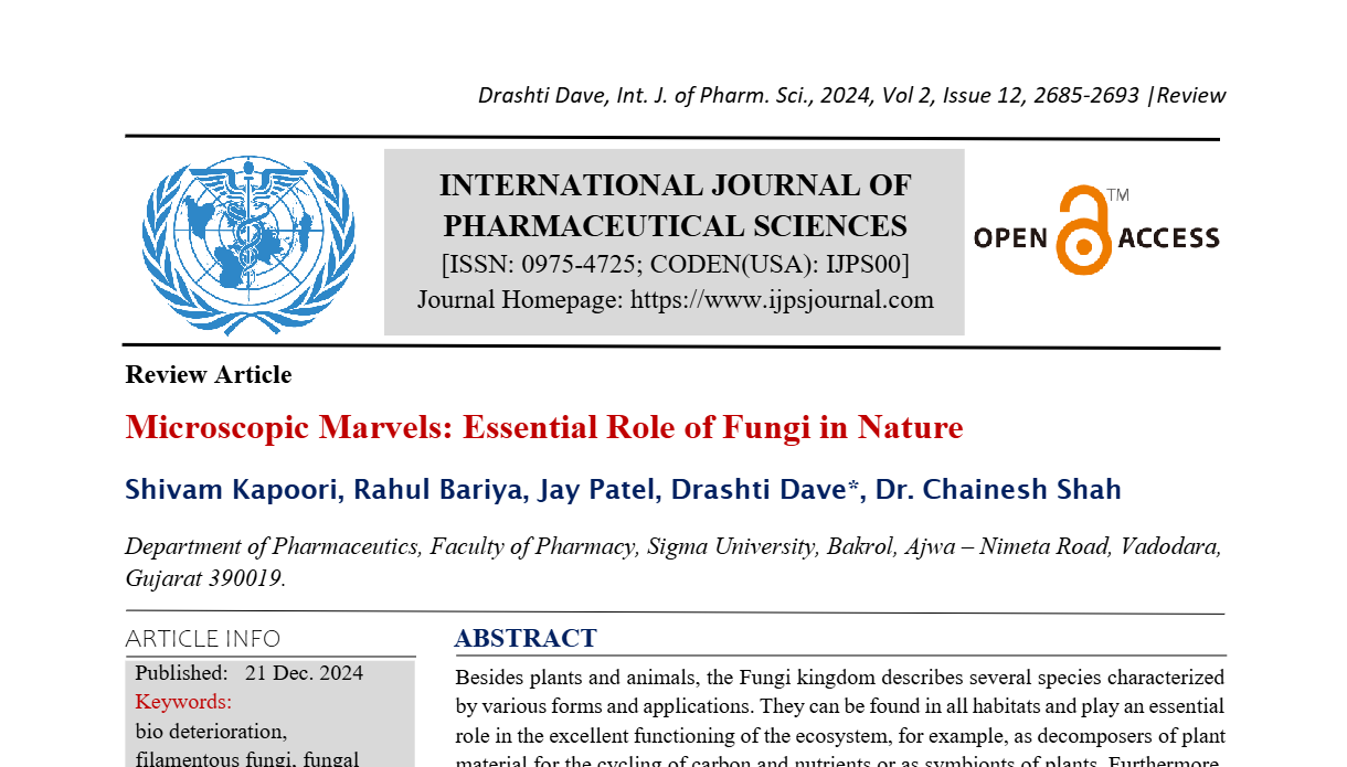 Microscopic Marvels: Essential Role of Fungi in Nature  