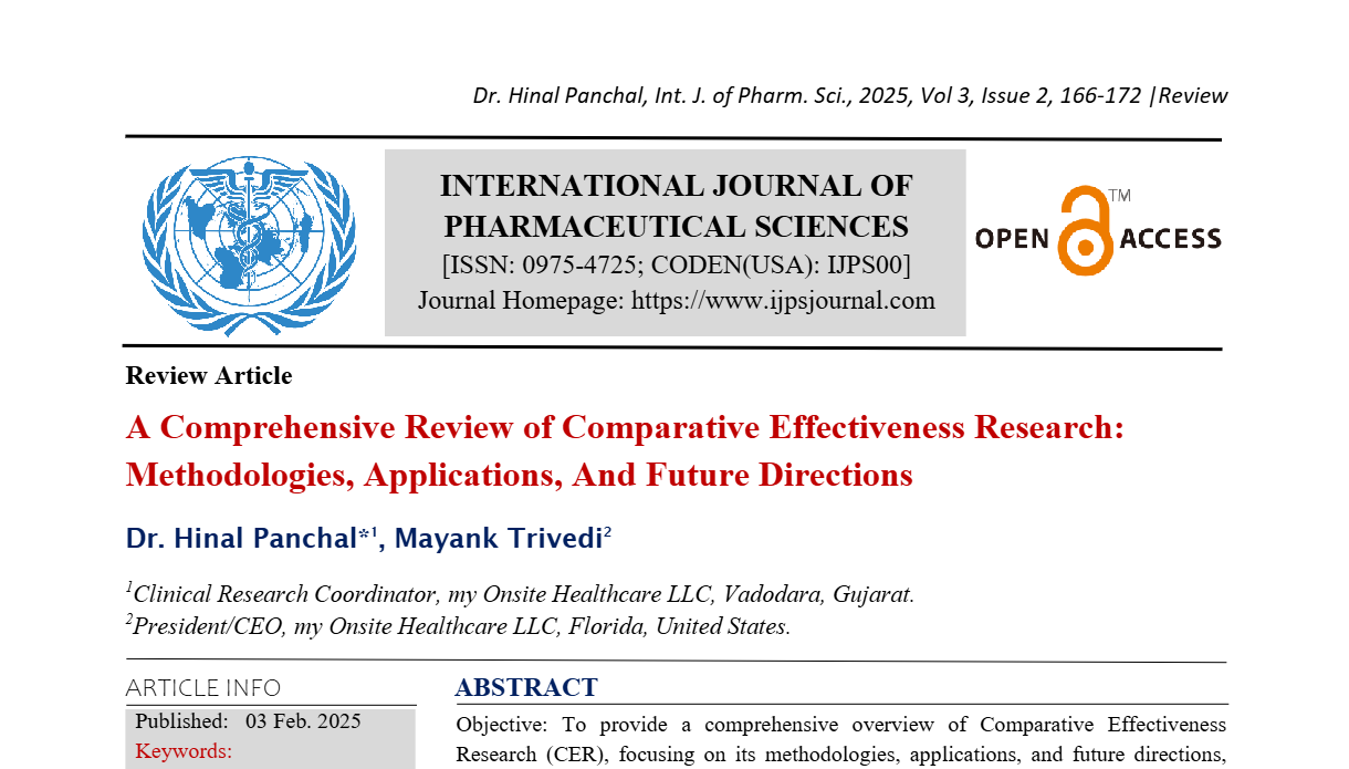 A Comprehensive Review of Comparative Effectiveness Research: Methodologies, Applications, And Future Directions 