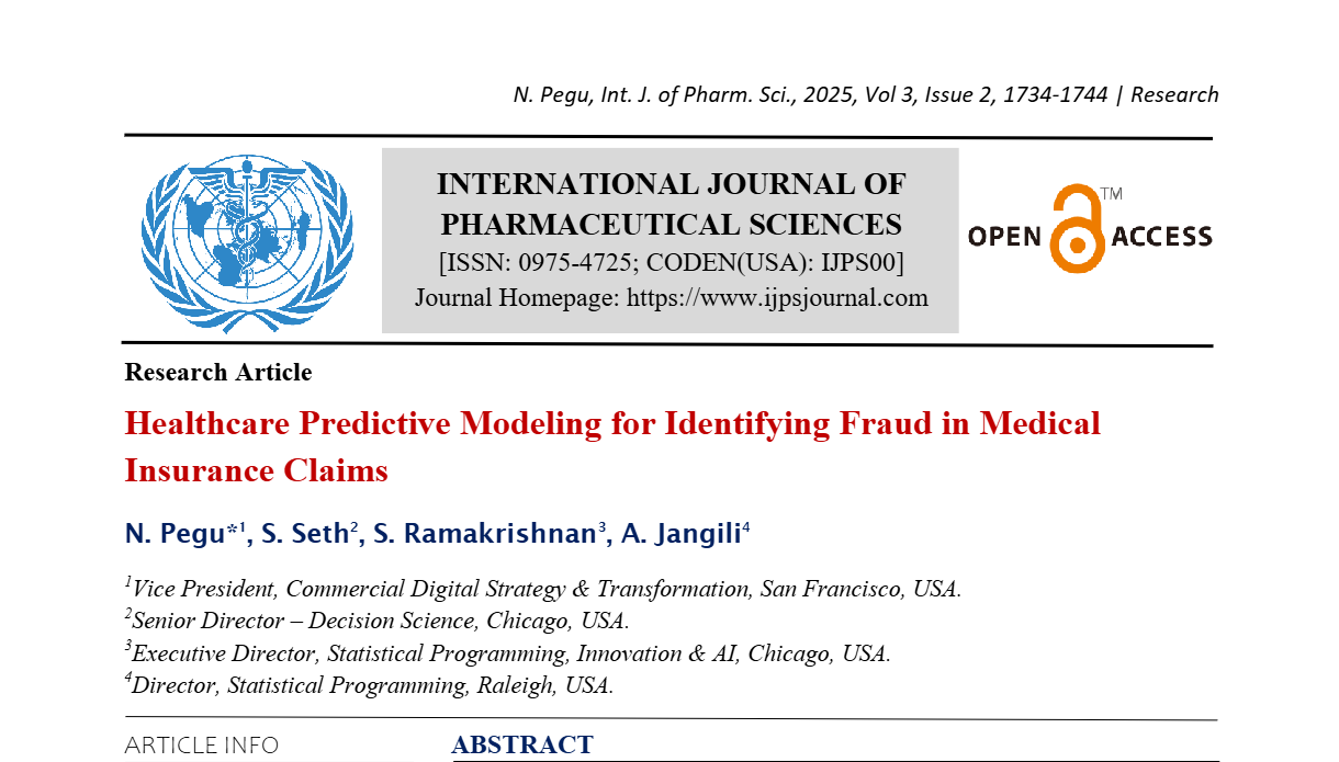 Healthcare Predictive Modeling for Identifying Fraud in Medical Insurance Claims