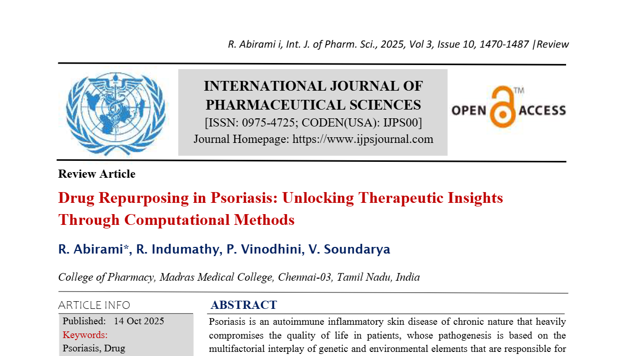 Drug Repurposing in Psoriasis: Unlocking Therapeutic Insights Through Computational Methods