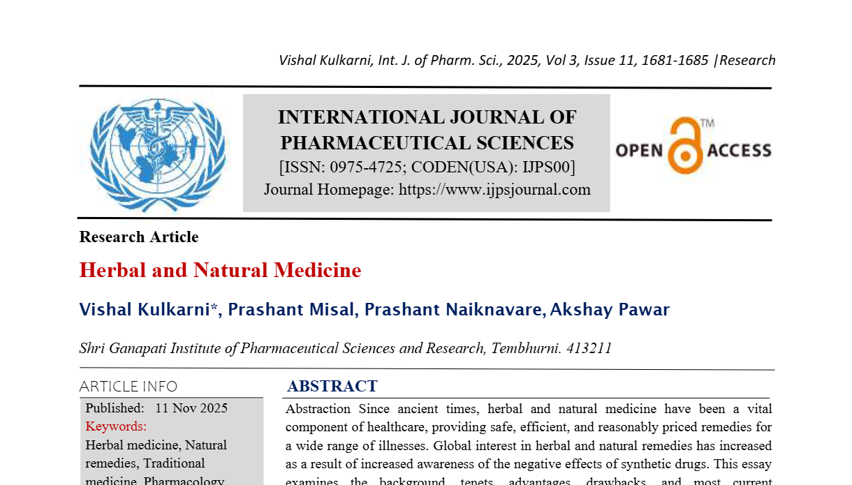 Herbal and Natural Medicine  