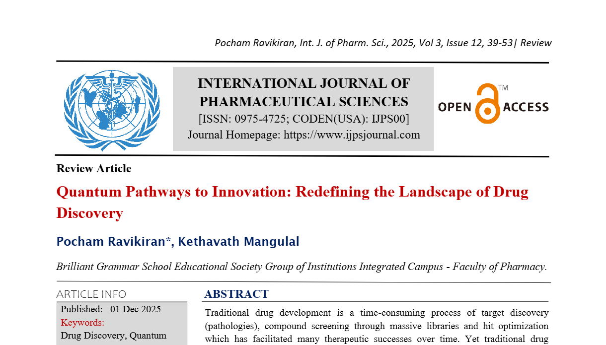 Quantum Pathways to Innovation: Redefining the Landscape of Drug Discovery