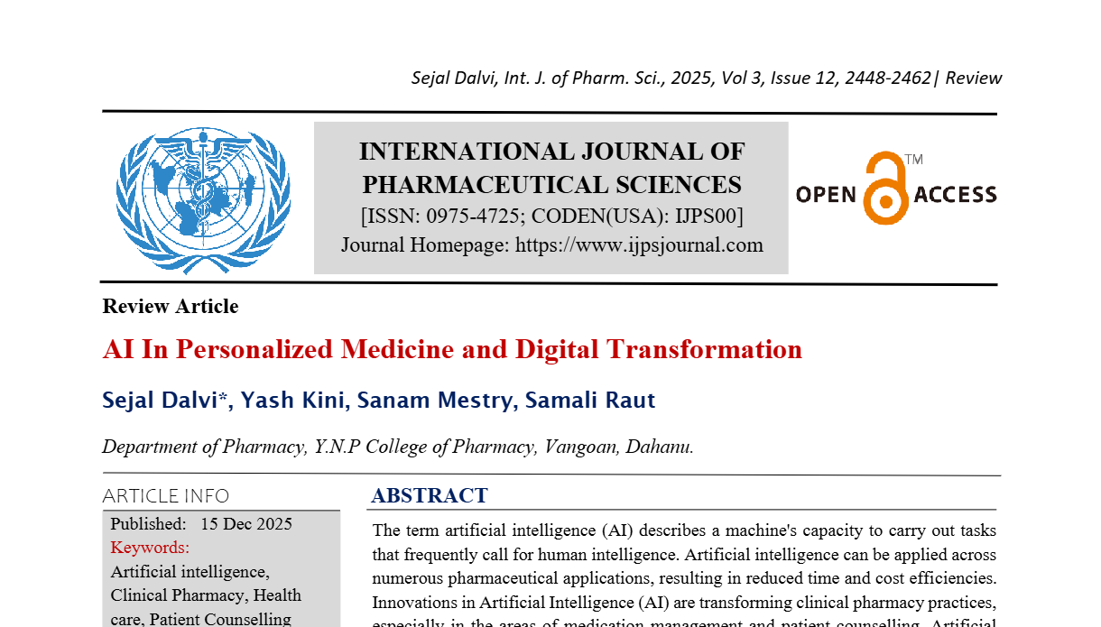 AI In Personalized Medicine and Digital Transformation