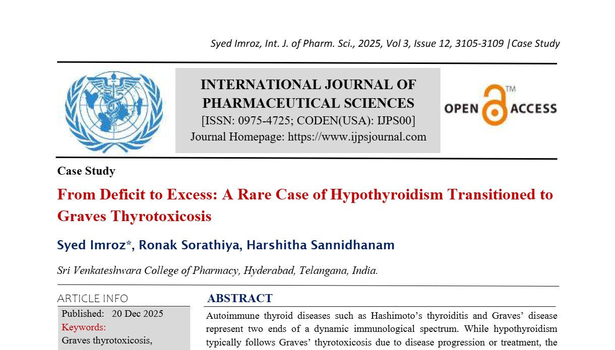 From Deficit to Excess: A Rare Case of Hypothyroidism Transitioned to Graves Thyrotoxicosis