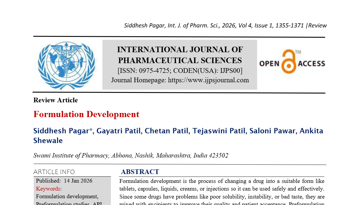 Formulation Development