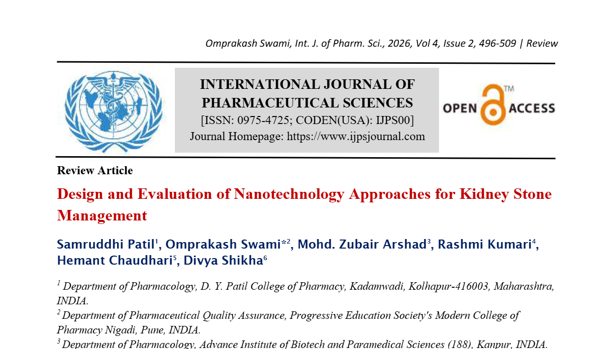 Design and Evaluation of Nanotechnology Approaches for Kidney Stone Management