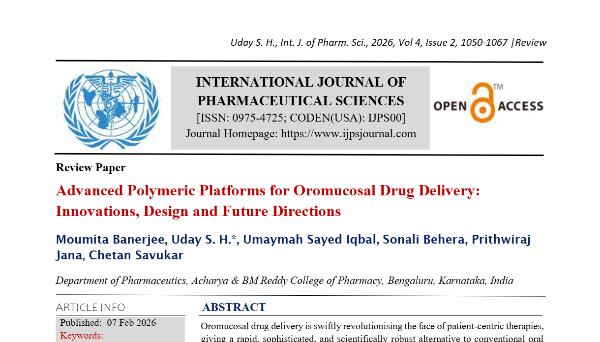 Advanced Polymeric Platforms for Oromucosal Drug Delivery: Innovations, Design and Future Directions