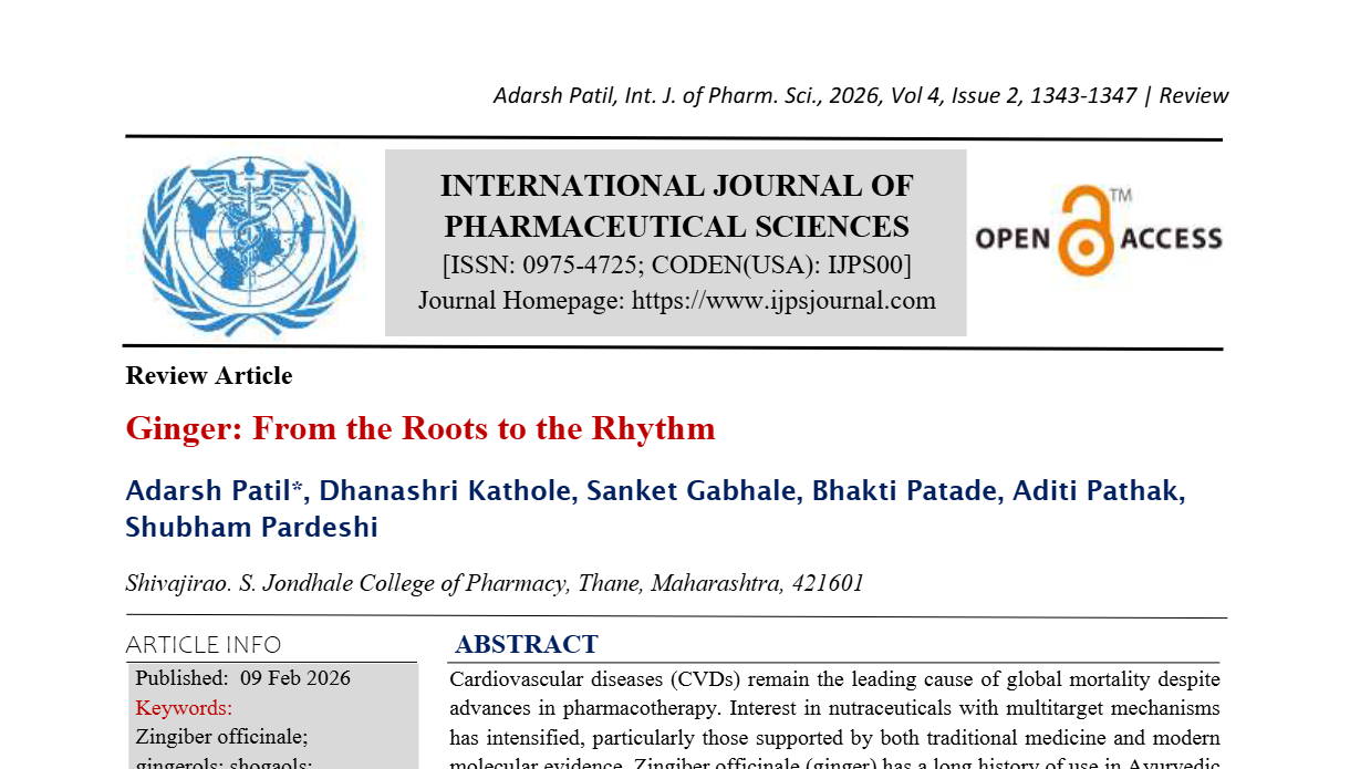 Ginger: From the Roots to the Rhythm