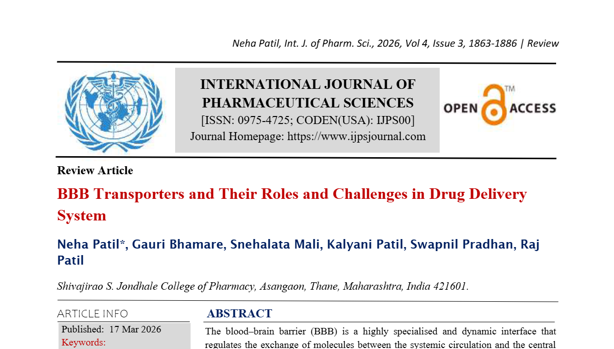 BBB Transporters and Their Roles and Challenges in Drug Delivery System