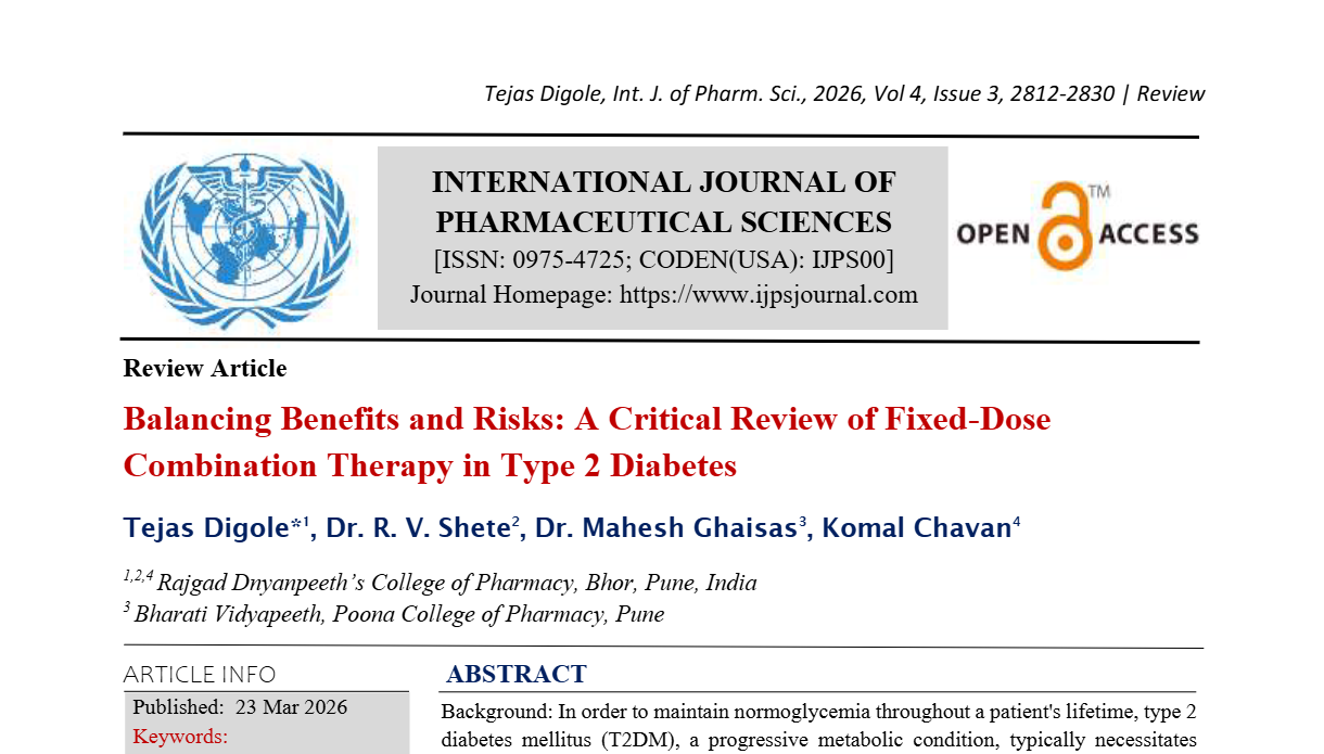 Balancing Benefits and Risks: A Critical Review of Fixed-Dose Combination Therapy in Type 2 Diabetes