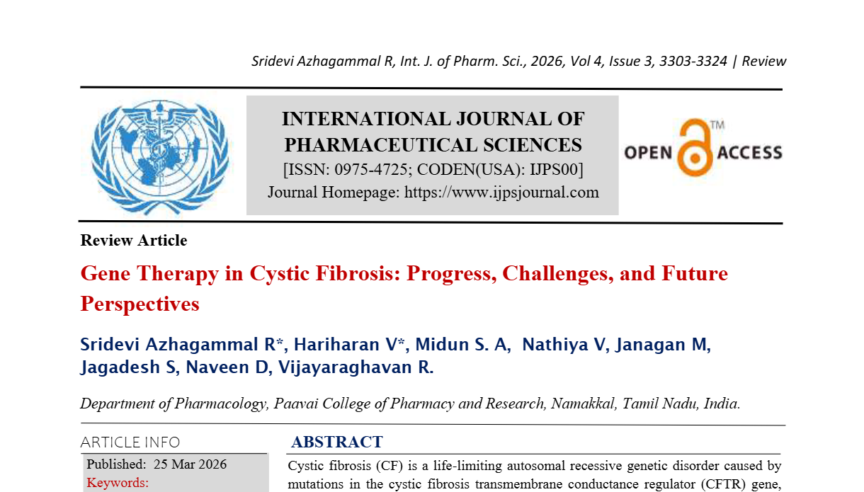 Gene Therapy in Cystic Fibrosis: Progress, Challenges, and Future Perspectives
