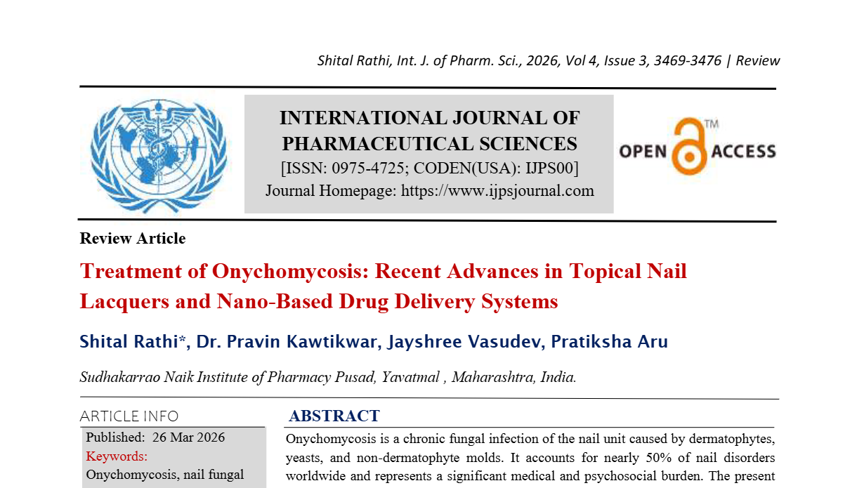 Treatment of Onychomycosis: Recent Advances in Topical Nail Lacquers and Nano-Based Drug Delivery Systems