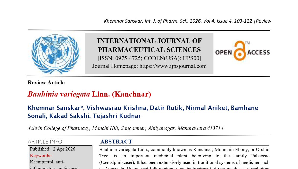 Bauhinia variegata Linn. (Kanchnar) 