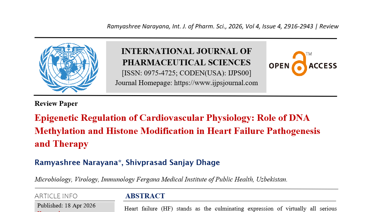 Epigenetic Regulation of Cardiovascular Physiology: Role of DNA Methylation and Histone Modification in Heart Failure Pathogenesis and Therapy