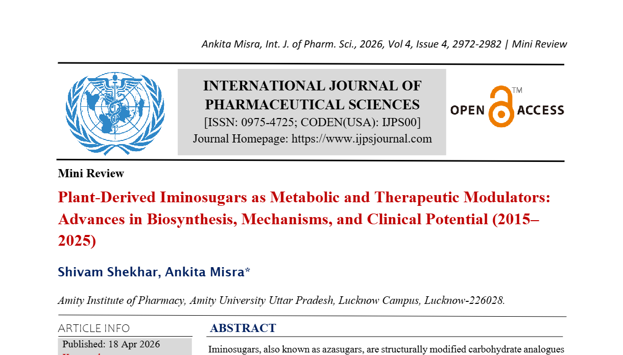 Plant Derived Iminosugars as Metabolic and Therapeutic Modulators Advances in Biosynthesis Mechanisms and Clinical Potential 2015 2025
