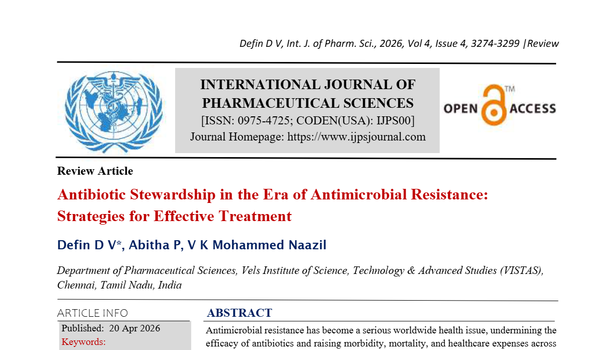 Antibiotic Stewardship in the Era of Antimicrobial Resistance: Strategies for Effective Treatment