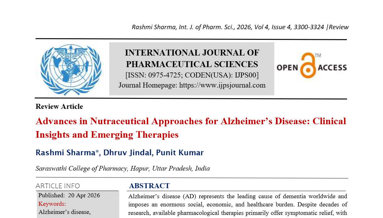 Advances in Nutraceutical Approaches for Alzheimer’s Disease: Clinical Insights and Emerging Therapies