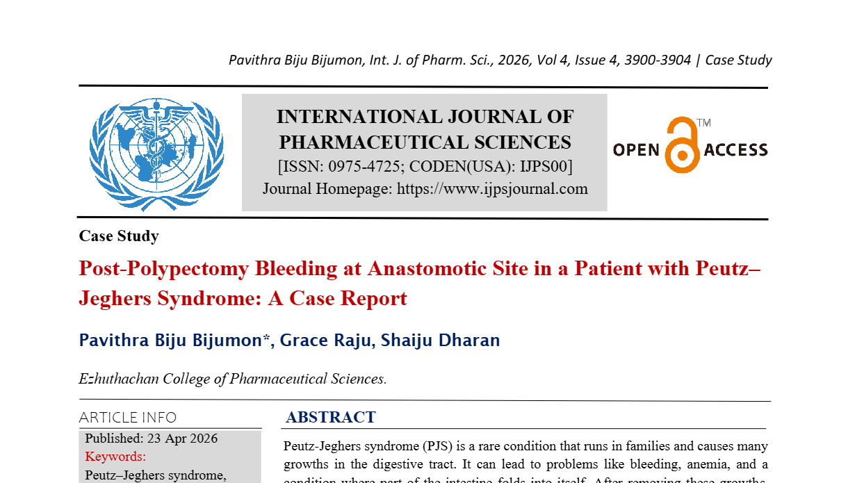 Post-Polypectomy Bleeding at Anastomotic Site in a Patient with Peutz–Jeghers Syndrome: A Case Report